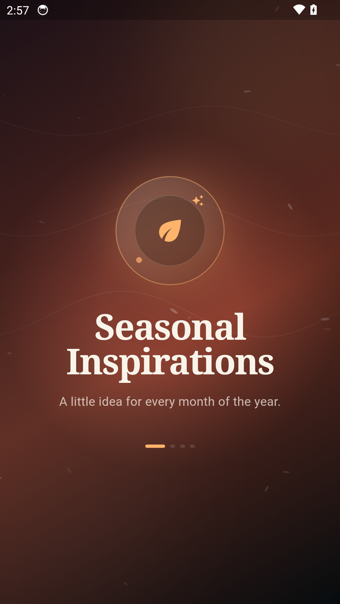 Seasonal Inspirations splash screen